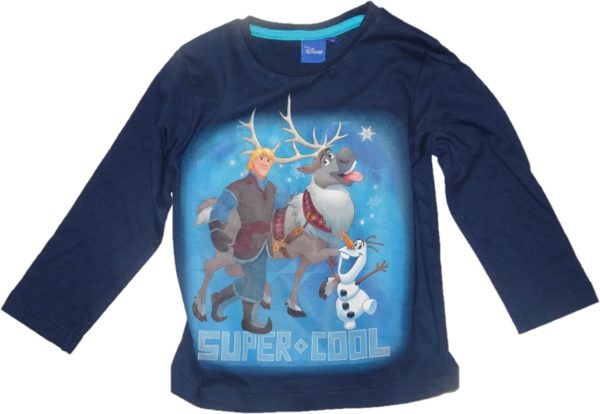 Dětské tmavě modré tričko Frozen.