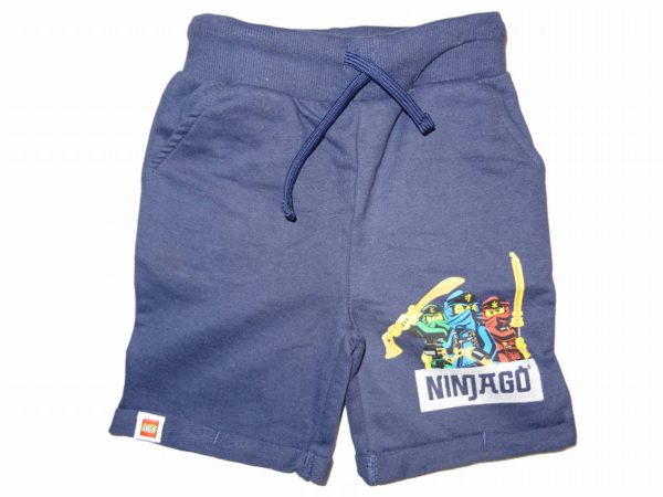 Chlapecké tmavě modré kraťasy Ninjago se samurajem