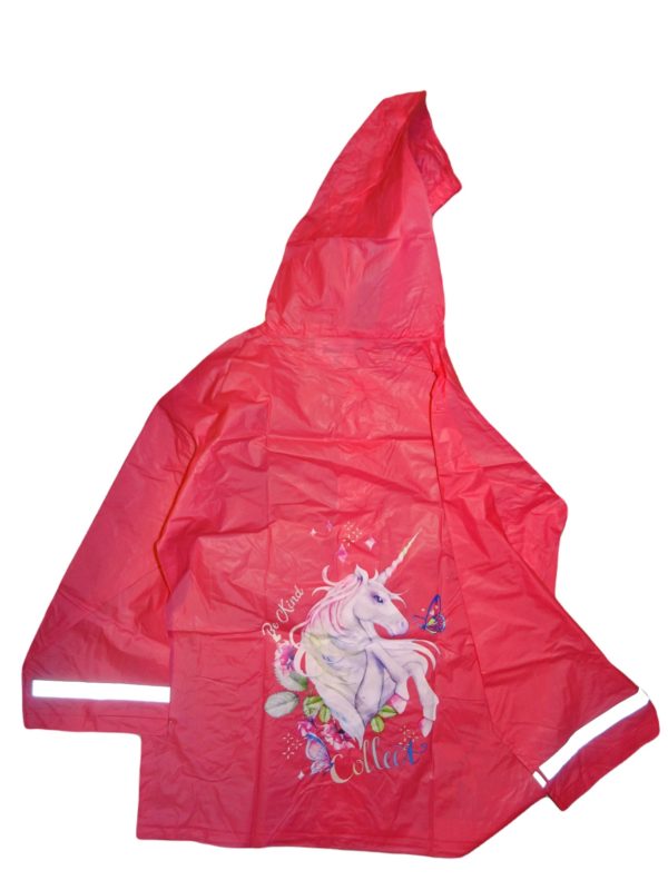 Dívčí růžová pláštěnka s koníkem Unicorn - Image 2