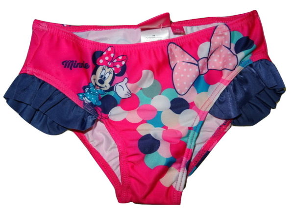 Dívčí růžové plavkové kalhotky s Minnie. - Image 2