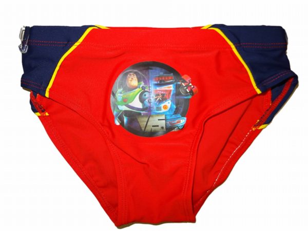 Chlapecké červené slipové plavky Toy story