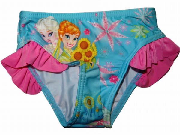 Dívčí plavkové kalhotky s princeznou z pohádky Frozen