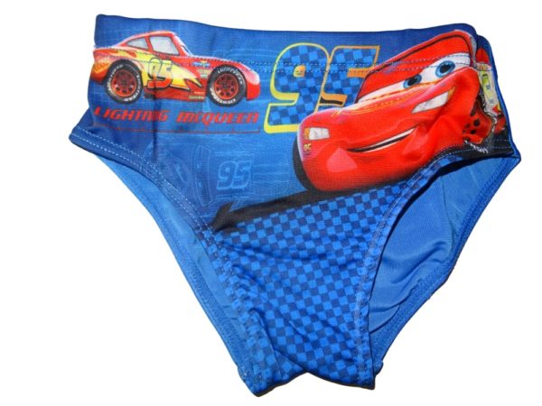 Chlapecké modré plavky s autem Cars