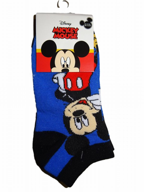 Chlapecké modré kotníčkové ponožky s myšákem Mickey