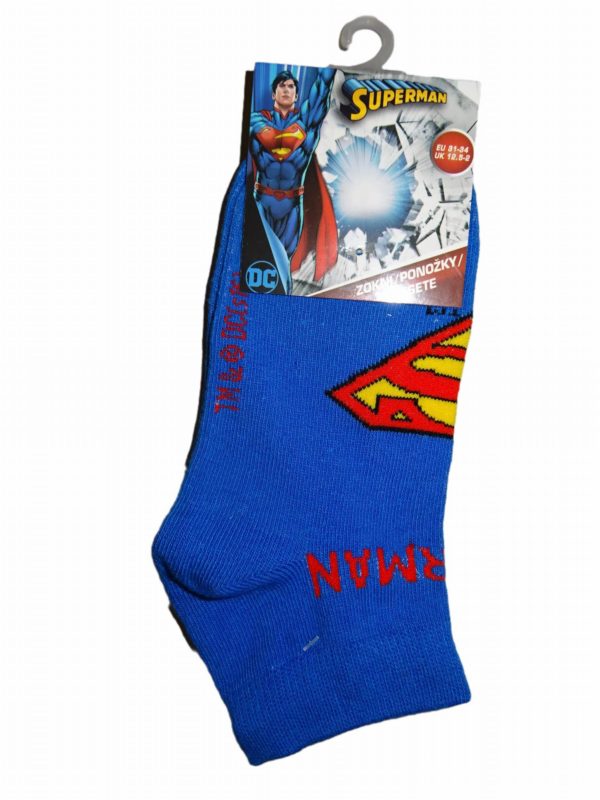 Chlapecké kotníčkové ponožky se Supermanem modré - Image 2
