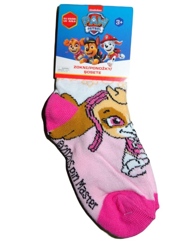 Dívčí růžové ponožky Paw Patrol