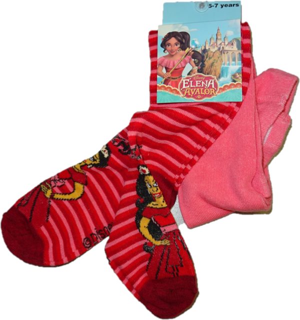 Dívčí růžové punčocháče s Elenou Avalor.