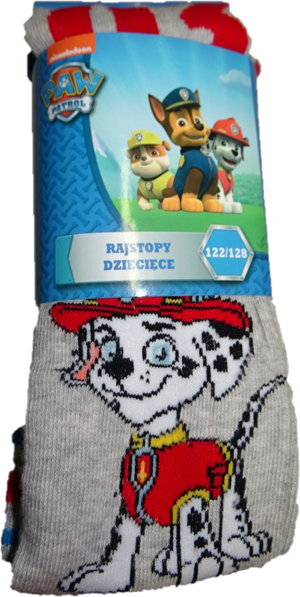 Chlapecké punčochy s tlapkovou patrolou šedé.