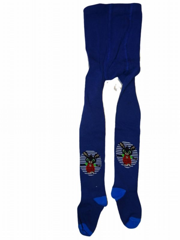 Chlapecké tmavě modré punčocháče s králíčkem Bingem