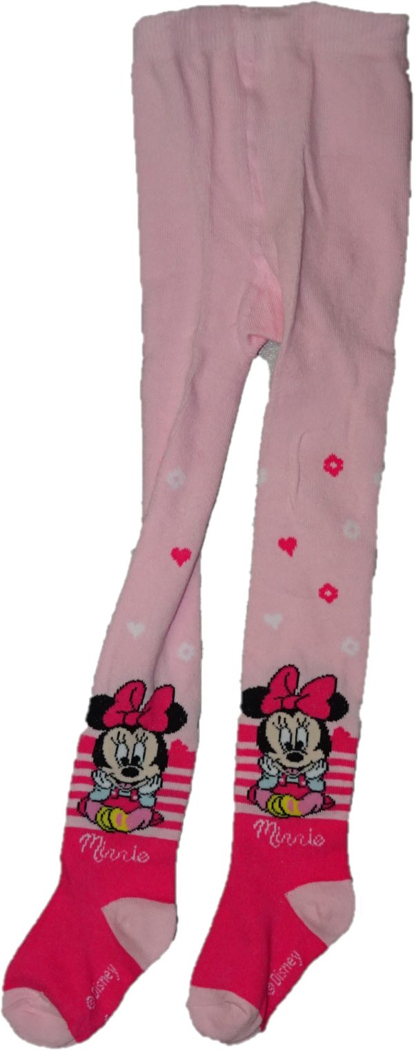 Dívčí růžové punčocháče Minnie.