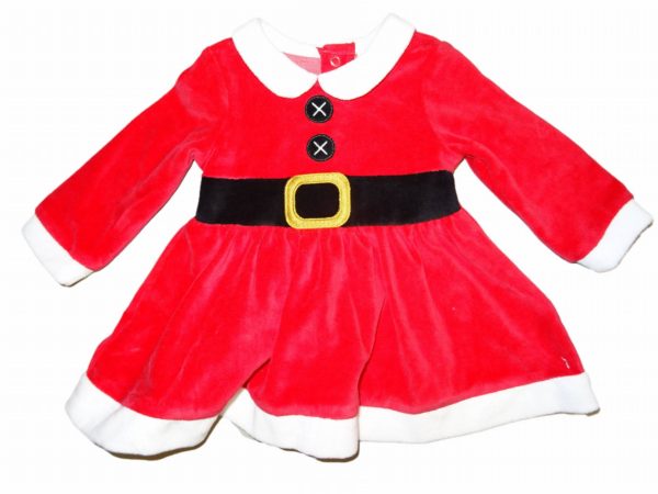 Baby vánoční červené šaty