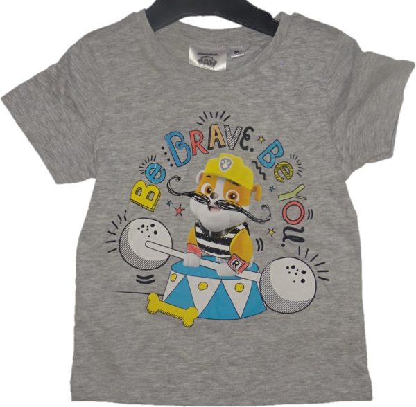 Clapecké tričko Paw patrol šedé.