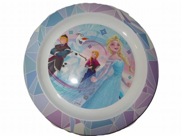 Dívčí jídelní talíř s postavičkami Frozen