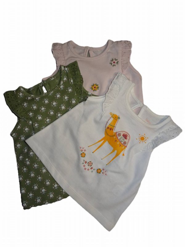 Baby set 3ks tílek pro holčičku