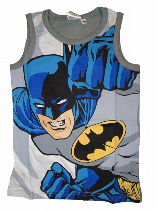 Chlapecké šedé tílko s Batmanem