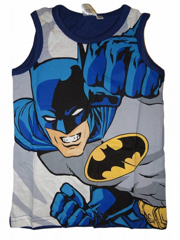 Chlapecké modré tílko s Batmanem