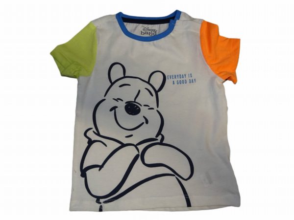 Baby bílé tričko  s medvídkem