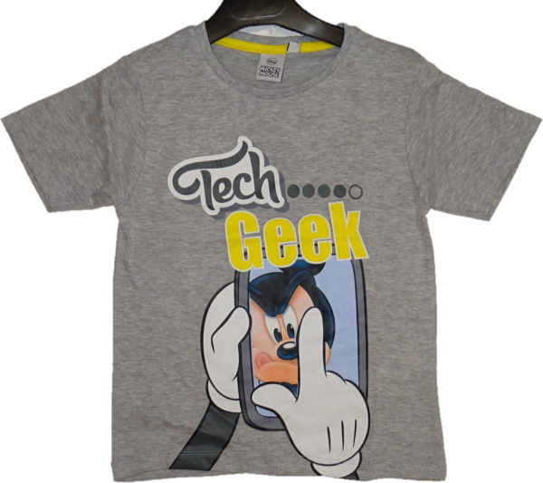 Šedivé tričko Mickey Mouse